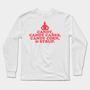 Elf Quote - Food Groups (Red) Long Sleeve T-Shirt